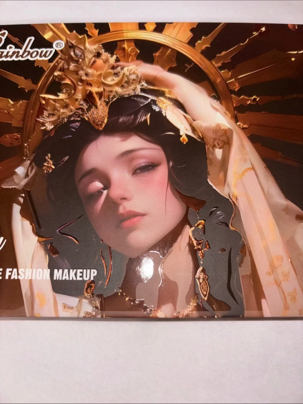 Colorful Rainbow Shining Fairy 32-Color Eyeshadow Palette - Warm Brown Tones